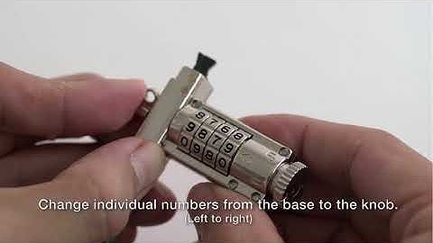 TZ07T Combination Lock By Noble Locks - Tested And Approved By Dell