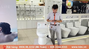 TDM.VN | Review bồn cầu INAX AC-939VN-2 (AC939VN-2) bàn cầu 1 khối nắp CF-600VS cao cấp chính hãng