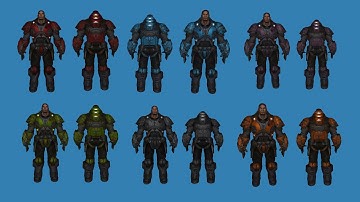 4k #unrealengine #epicgames #reaper #ut3 re-rig [ironguard] - [#modular #model]