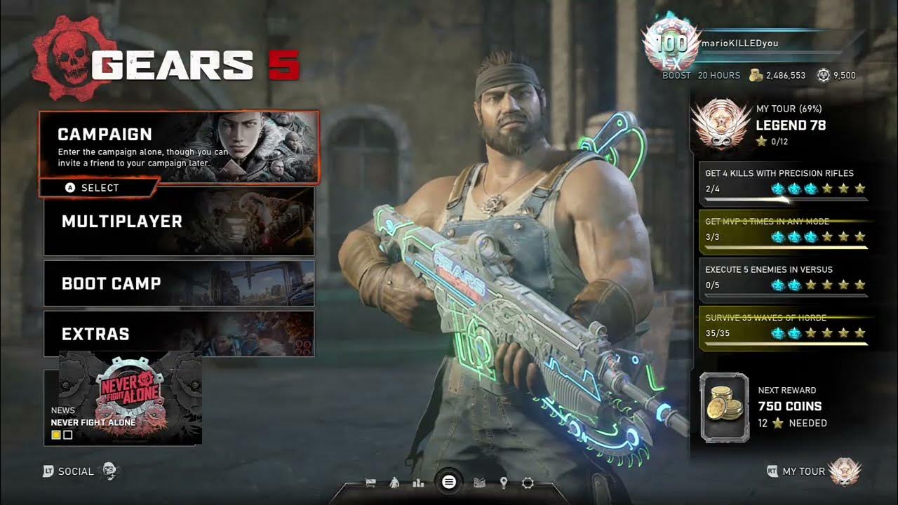 Gears 5 ATRIUM, MASTER, INSANE STUCK IN THE WALLS DEATH SPAWN GLITCH