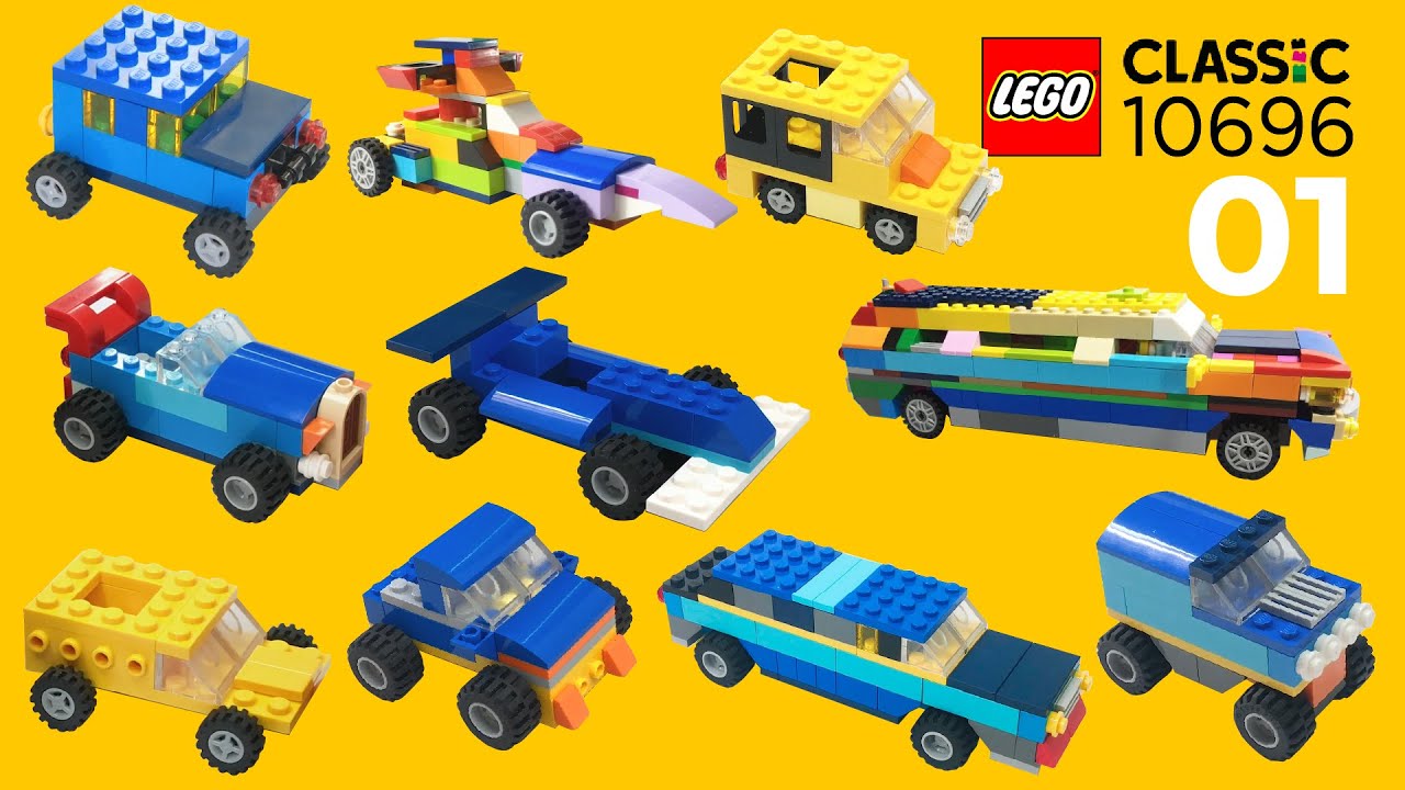 Haiku Logisk frimærke LEGO Classic 10696 Car Ideas Building Instructions Collection 01 - YouTube