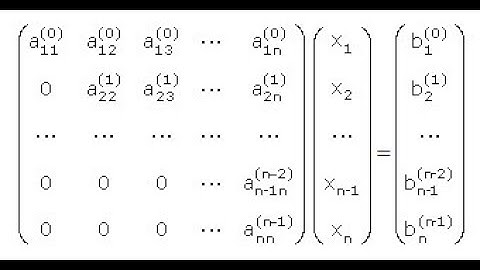 Clase 4 - Eliminación Gaussiana