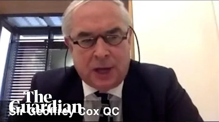 Footage appears to show Geoffrey Cox conducting le...