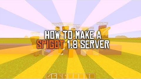 How to make a Spigot 1.8.8 Minecraft Server ON MAC