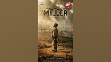 Captain Miller Official First Look Motion poster #dhanush #shorts #loudpetta #captainmiller