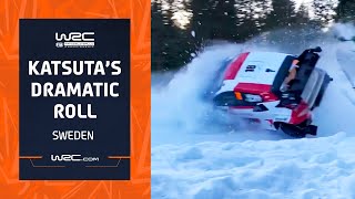 Katsuta's Dramatic Roll | WRC Rally Sweden 2023