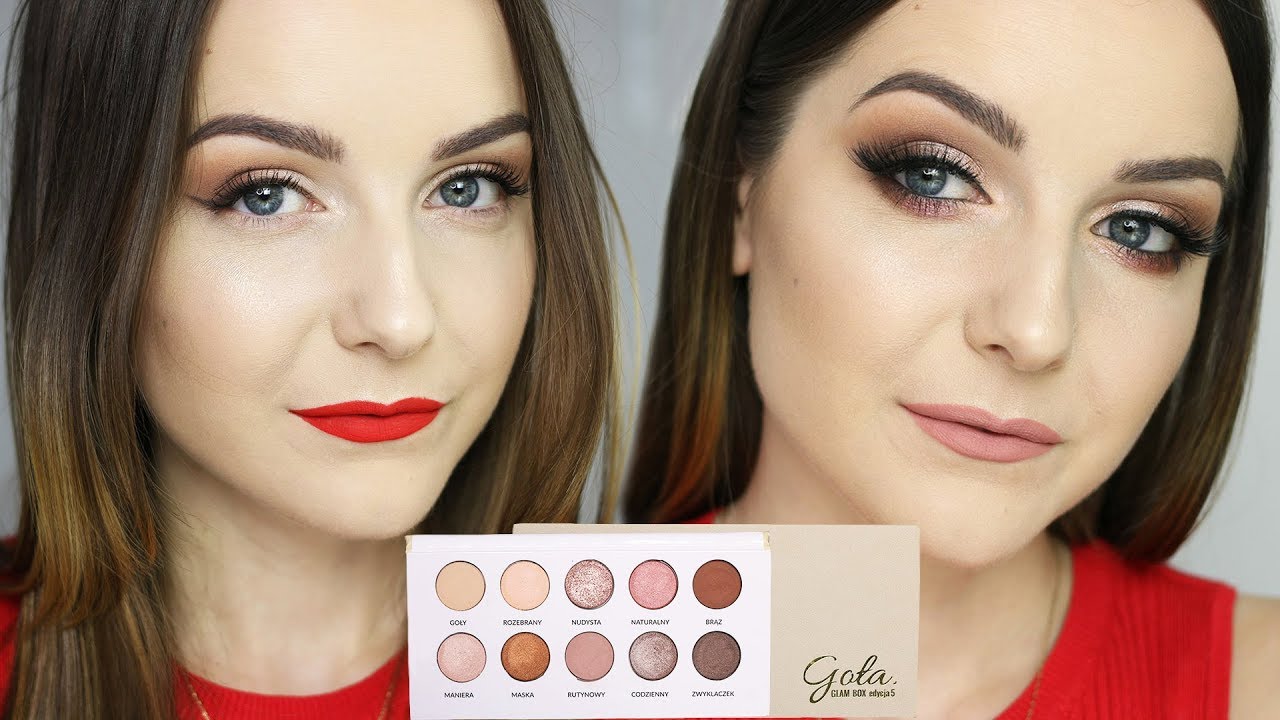 Makijaż Dzienny I Wieczorowy Paletą Glambox Goła Milena Makeup