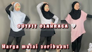 SHOPEE HAUL OUTFIT OLAHRAGA MUSLIM! HARGA MURAH TP BAGUS😍