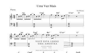 Uma Vez Mais, Partitura