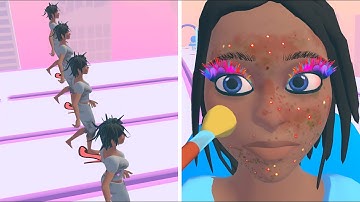 Makeover Race 3D Android iOS Casual Games All Levels Gameplay #2 - Best Hyper Casual Games 2021