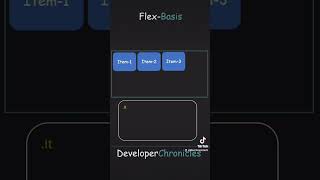 CSS Flex Basis#htmlcss #programming #flex #basis #webdeveloper