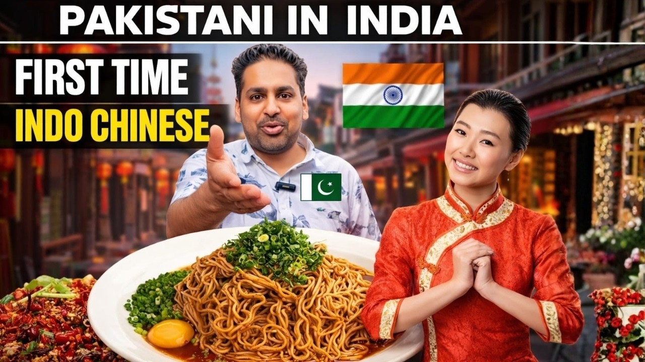 PAKISTANI🇵🇰 EATING INDO-CHINESE FOOD IN INDIA🇮🇳 | INDIAN STREET FOOD