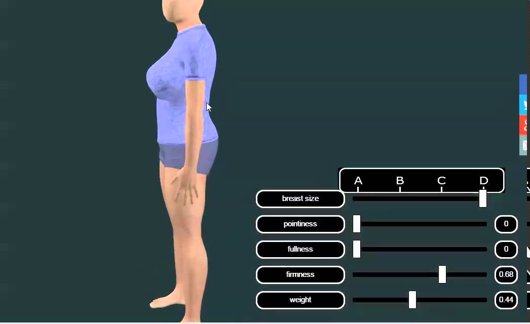 3d body measurements visualizer