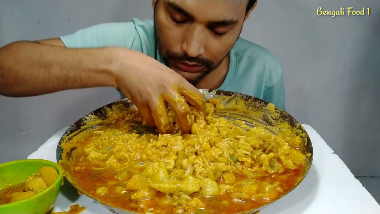 Eating Oily Keema Foods - Mega 2 Kg Mutton Charbi - Fat Keema Curry Rice | Spicy Mukbang Asmr