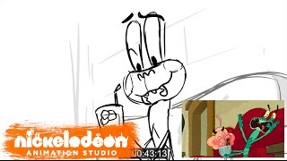 Heat Wave Animatic  Pig Goat Banana Cricket  Nick Animation