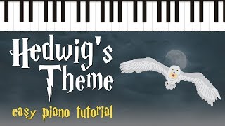 Hedwig’s Theme Piano Tutorial from Harry Potter | Easy Version