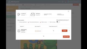 Grade Student Work in eBackpack