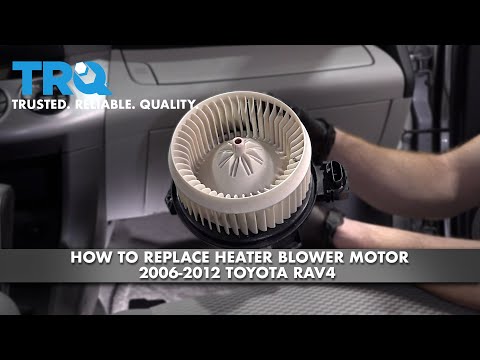 How To Replace Heater Blower Motor With Fan Cage Toyota RAV4 2006-2012
