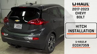 2017-2023 Chevy Bolt EV | U-Haul Trailer Hitch Installation | ECOX7359