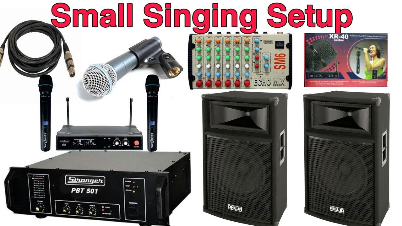 Small Sound Setup//Party,Stage program,Singing and more - YouTube