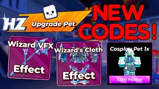 Wizard Update New Divine, Pet Upgrades, Payload Shop New Codes Hunty Zombies