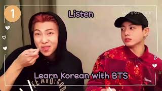 Learn Korean with RM JungKook of BTS