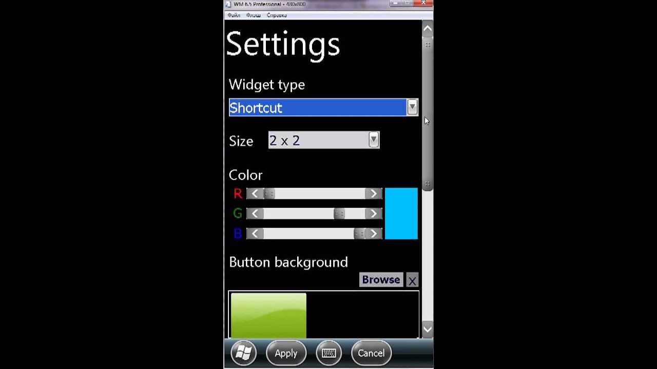 MetroHome65 - Windows  Phone 7 interface for WM6.5