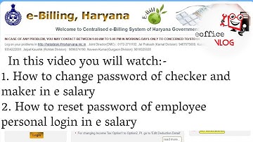 Checker & Maker Password Change/reset | Employee Personal Login Password Reset
