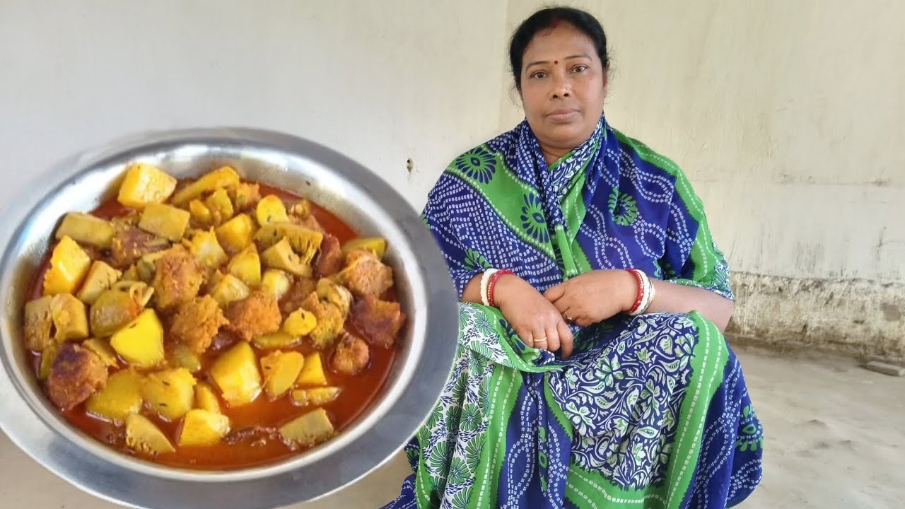 মটর ডালের বড়া করে এইভাবে এঁচোড় রান্না করে দেখুন মাংস কেউ হার মানাবে