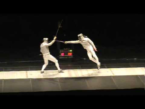 Fencing Masters Quarterfinal - Dan Bak USA and Aldo Montano ITA