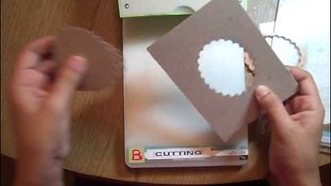 Double embossing with Cuttlebug and nestabilities