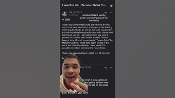 This is EXACTLY what to send in your thank you email after your interview 🤝💡 #SHORTS