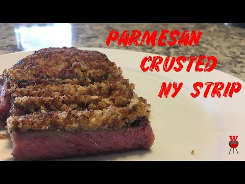 Parmesan Crusted NY Strip + Reverse Sear | Big W BBQ