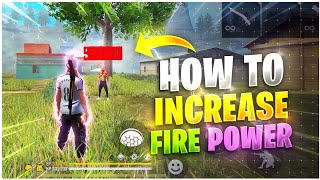 How To Increase Fire Power In Free Fire 🔥| Secret Tricks | How To Improve Your Gameplay Like Nobru 👽 screenshot 2