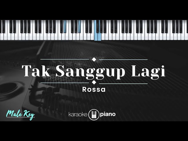 Tak Sanggup Lagi – Rossa (KARAOKE PIANO - MALE KEY) class=