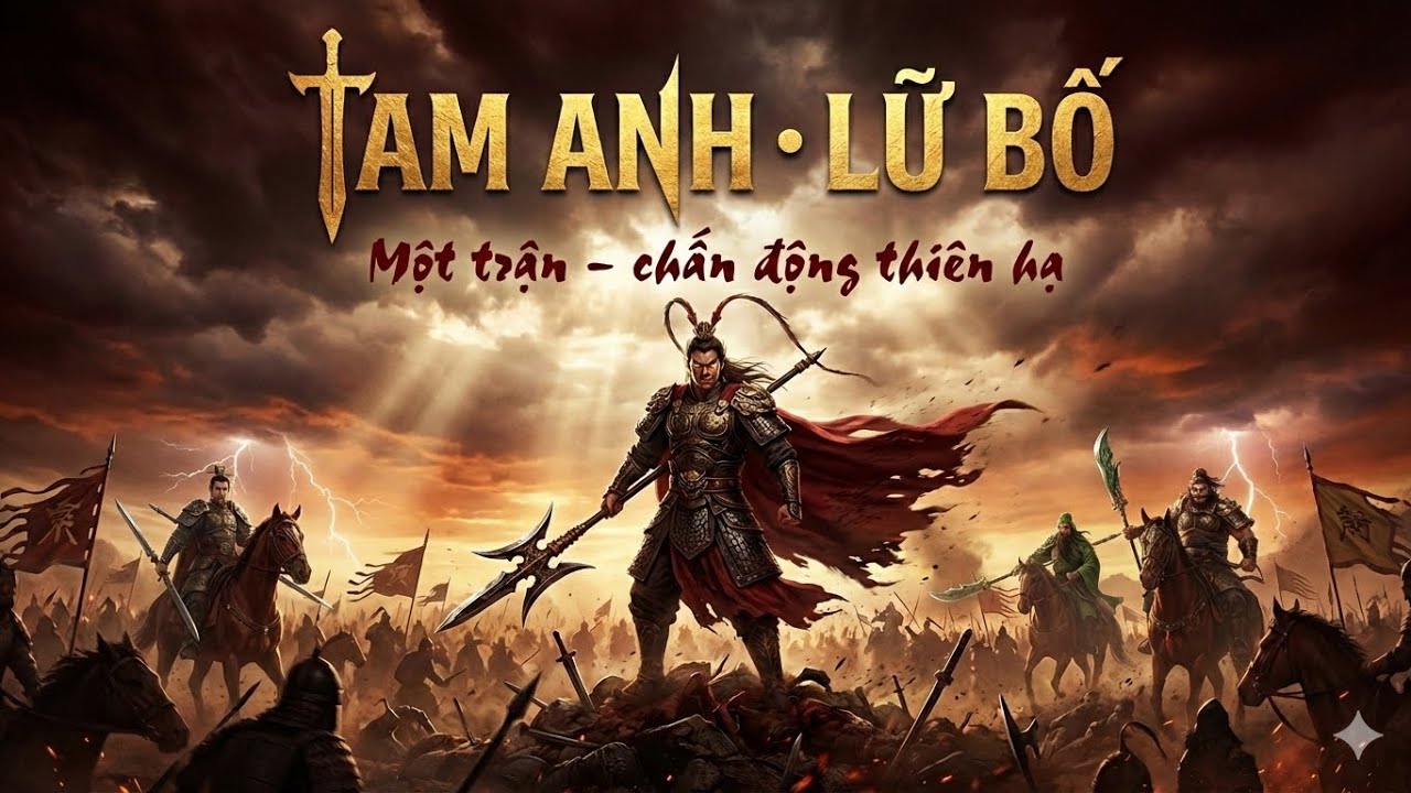 Ballad Việt Buồn | Tam Anh Chiến Lữ Bố | Ballad Cổ Phong | Một Trận - Chấn Động Thiên Hạ