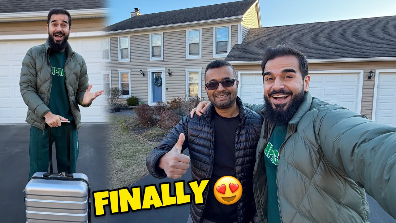 Chicago se Rochester pohanch gaya ✈️ Amir bhai se 1 saal baad mila 🥰