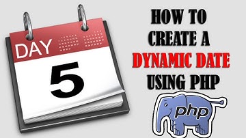 How to set a Dynamic Date for your website using PHP