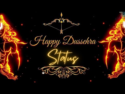 Happy Dussehra Whatsapp Status 2022 💯 Dasara status 2022 😈 Vijaya Dashmi 2022‼️Black Screen status‼️