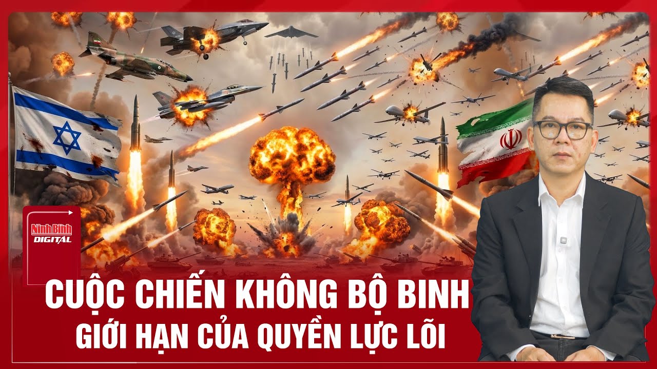 Giải mã cuộc đối đầu vắng bóng bộ binh của Iran - Israel | Bình Quân sự