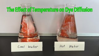 The Effect of Temperature on Dye Diffusion