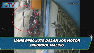 WASPADA! Aksi Pencurain Uang Rp50 Juta dalam Jok Motor di Pasuruan Terekam CCTV - BIP 21/02