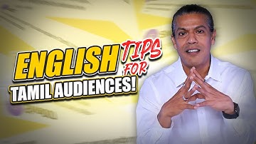 English Tips for Tamil Audiences! My English Journey 📺🗣️ | Sidd Ahmed