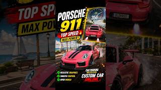 PORSCHE 911 TOP SPEED TEST ☠️ CAR PARKING GAME !! #carparking #porsche911 #speedtest #viral #shorts