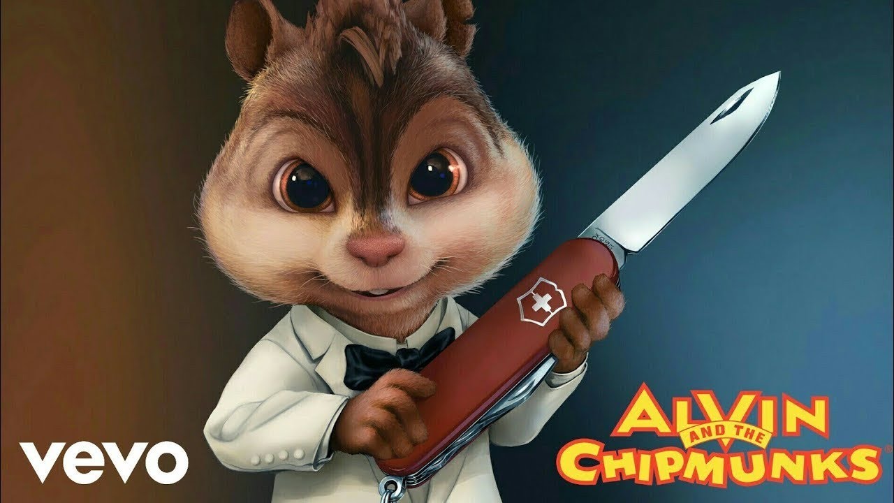 Maroon 5 - Girls Like You ft. Cardi B (Lyrics Video) | Chipmunks Version