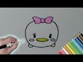 How to draw Daisy Disney Tsum Tsum | Mickey Friends