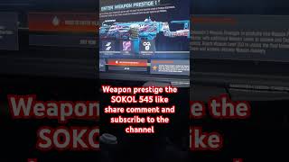 Prestige weapon the SOKOL 545 like share comment and subscribe to the channel thank you