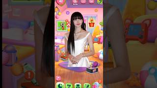 Blackpink Lisa makeover by My Talking Angela2 #blackpink #lisaedit #mytalkingangela2 #makeup #1k #1m