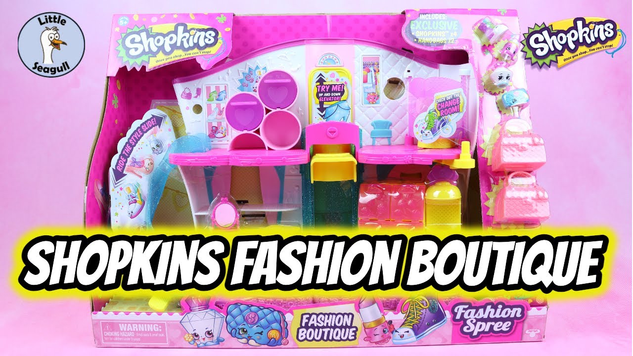 Shopkins Fashion Boutique Toy Playset YouTube