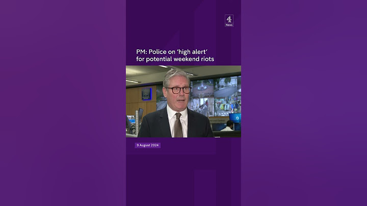 PM: Police on 'high alert' for potential weekend riots